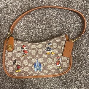 Coach Disney Character Patterned Handbag